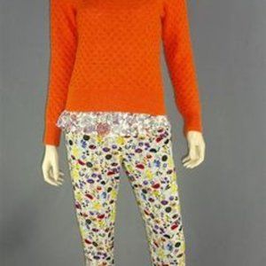 ASO Emilia Clarke abstract print pants Me Before You